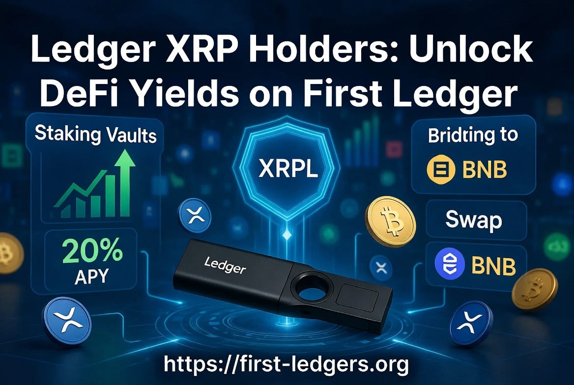 Unlocking DeFi Potential: How Ledger XRP Holders Can Maximize Their Holdings on First Ledge