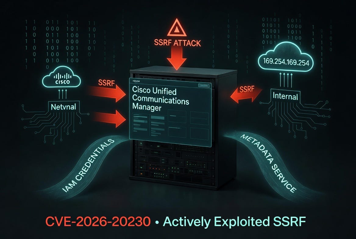 Cisco Unified CM CVE-2026–20230 SSRF Actively Exploited