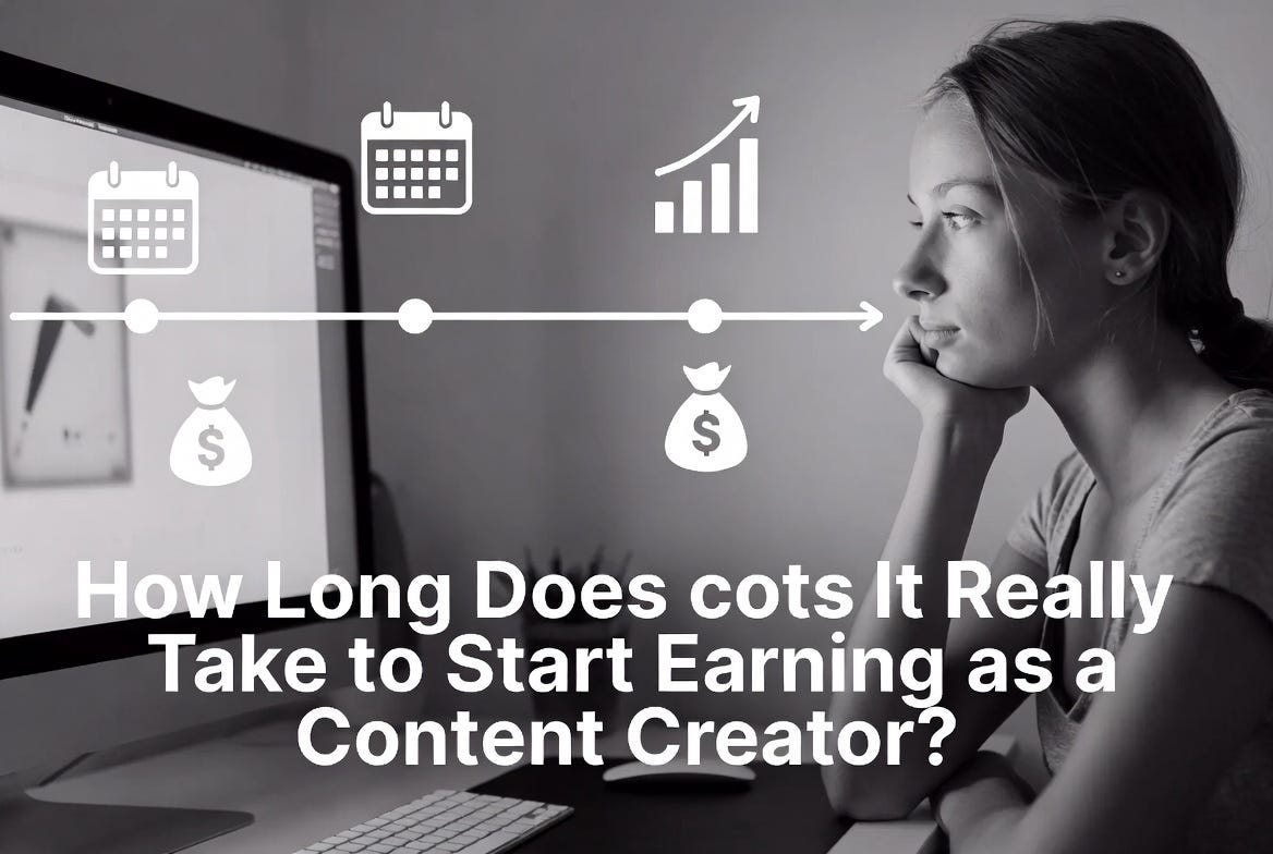 How Long Does It Really Take to Start Earning as a Content Creator?