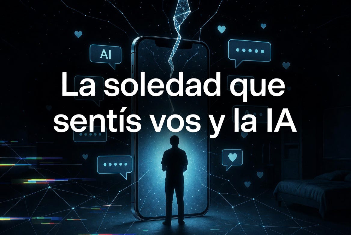 La soledad que sentís vos y la IA