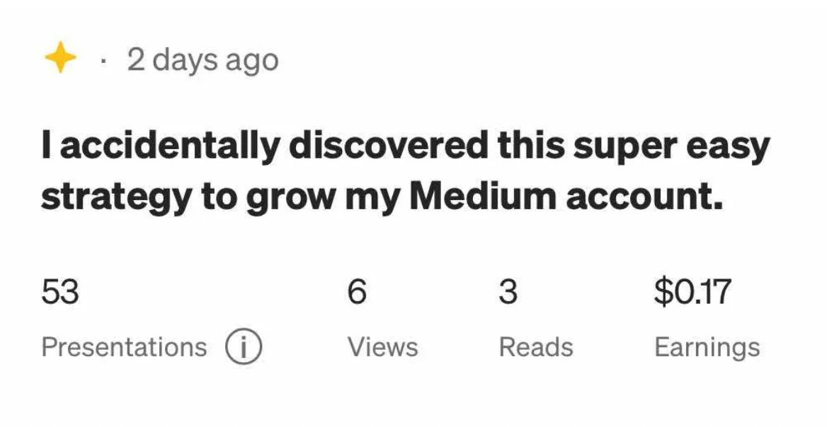 I earned 17 cents in Medium. Here’s a behind-the-scenes for writers aspiring to monetize.
