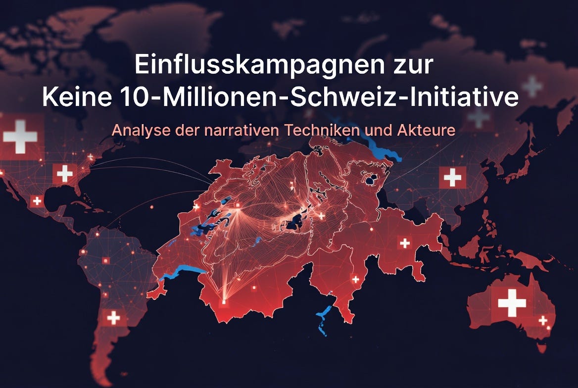 Keine 10-Millionen-Schweiz: Die Einflusskampagnen hinter der Abstimmung vom 14. Juni 2026