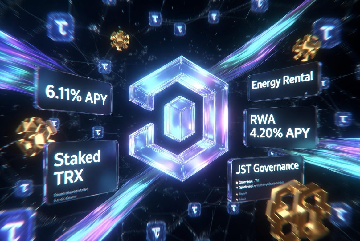 💸 Stake TRX, Earn 6.11% APY, and Stack JST — Passive Income on TRON Without the Banks