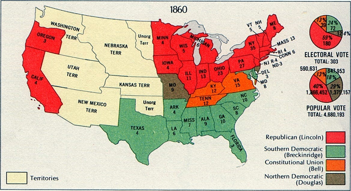 SAQs For APUSH Topic 5 7 Election Of 1860 And Secession By Peter u-s-history-a-nation-on-the-move-westward-expansion-1800-1860