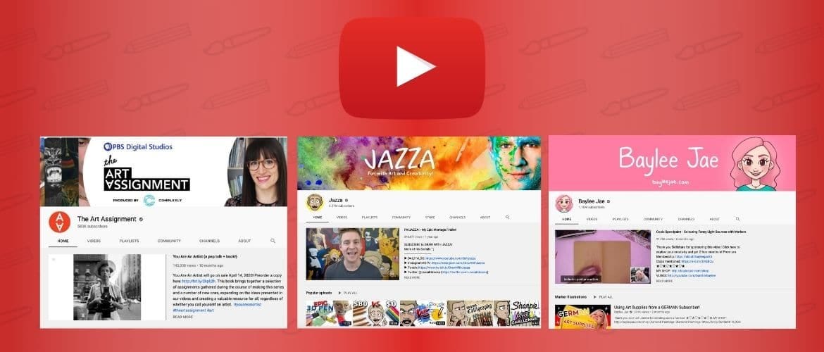 Top 11 Art YouTube Channels You Do Not Want to Miss! by Jae Johns