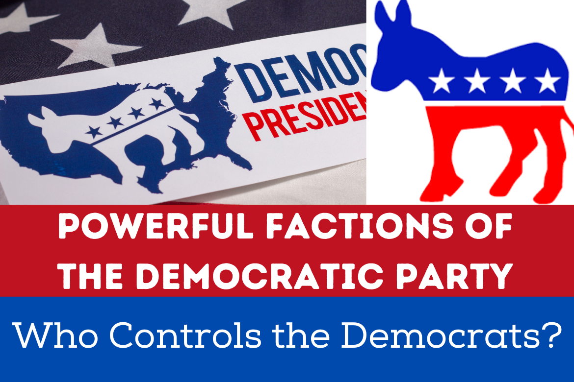 Powerful Factions of the Democratic Party Who Controls the Democrats