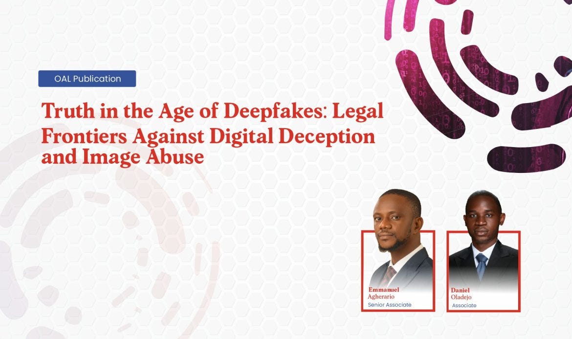 Truth in the Age of Deepfakes: Legal Frontiers Against Digital Deception and Image Abuse