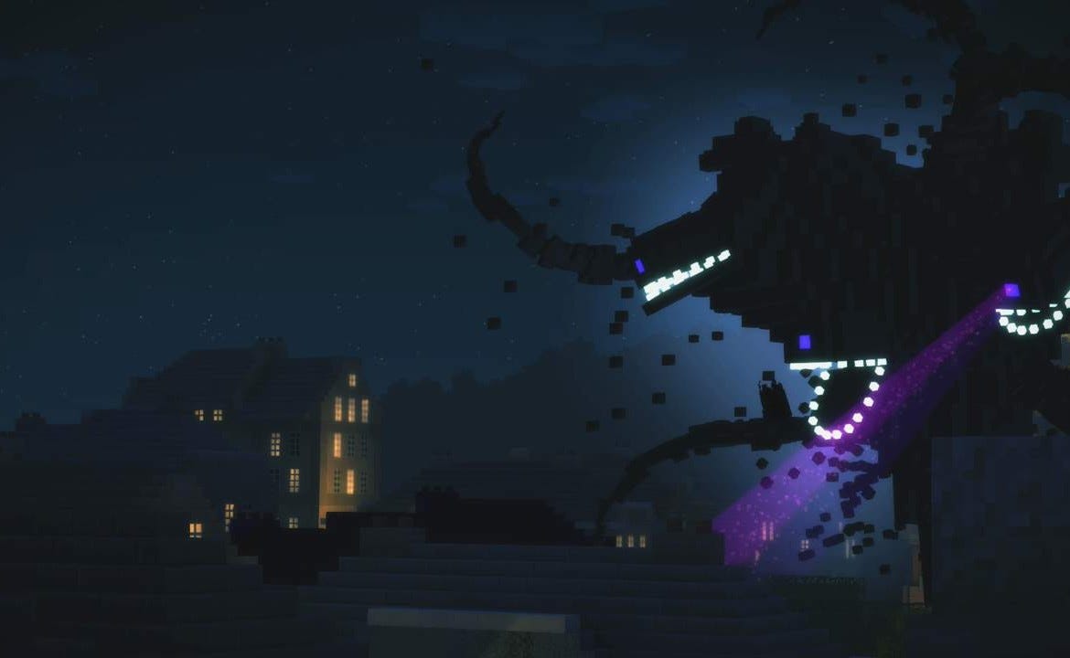 I made the Wither Storm from Minecraft Story Mode using commands