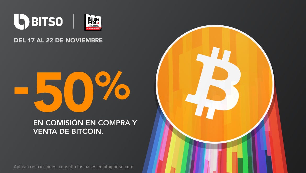 El Buen Fin llegó a Bitso con GRANDES promociones.
