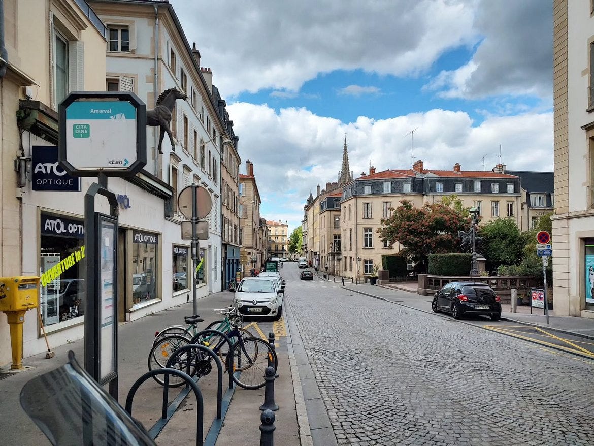 Nancy, Lorraine. Photos prises en fuite