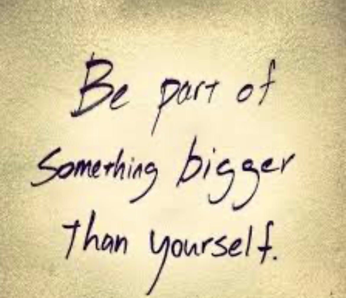 It’s Bigger Than You Yet It Starts With You