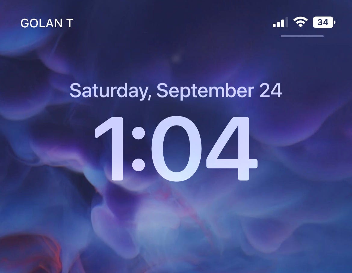 The problem of clock font size in Apple iOS 16 | by Nick Babich | UX Planet