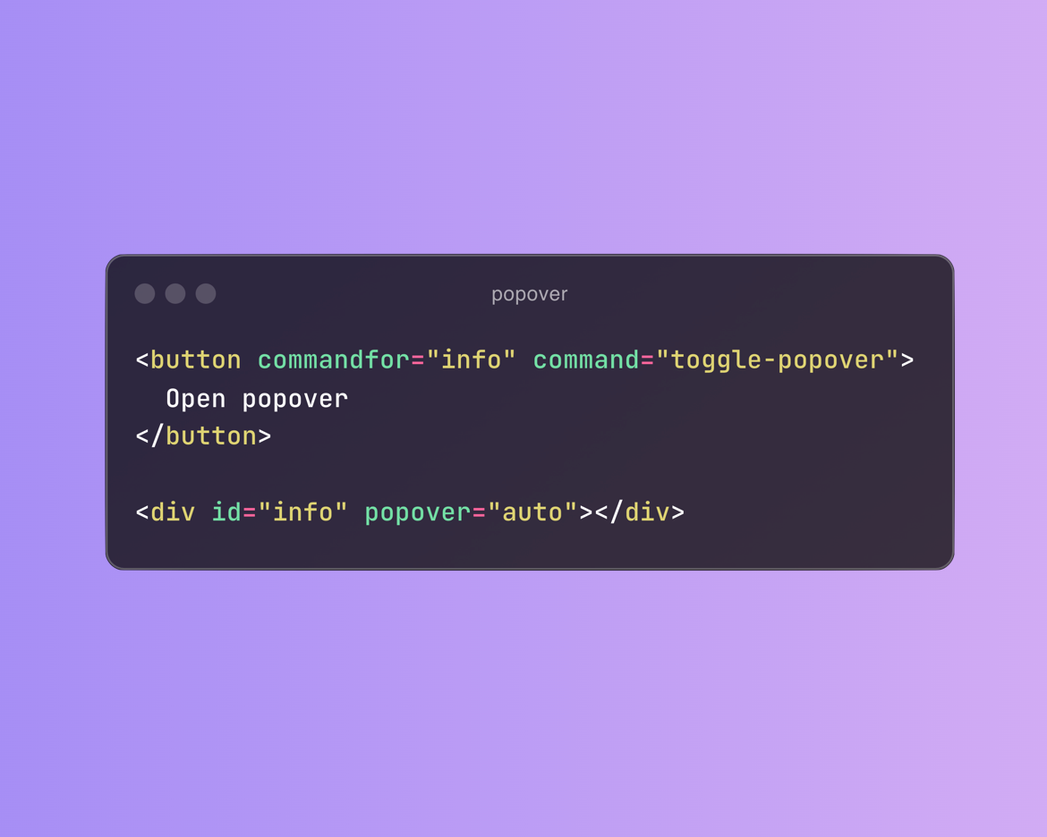 JavaScript-Free Dialogs and Popovers with New Invoker Commands | by ...