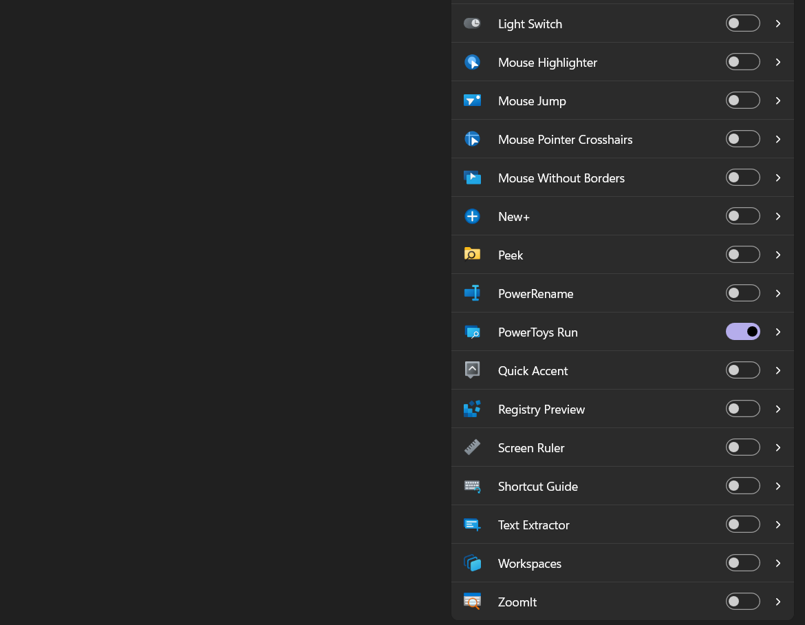 PowerToys utility settings — screenshot by author.