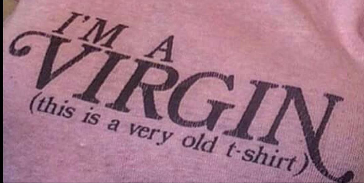VIRGINITY CONCERNED OR CONFLICTING.