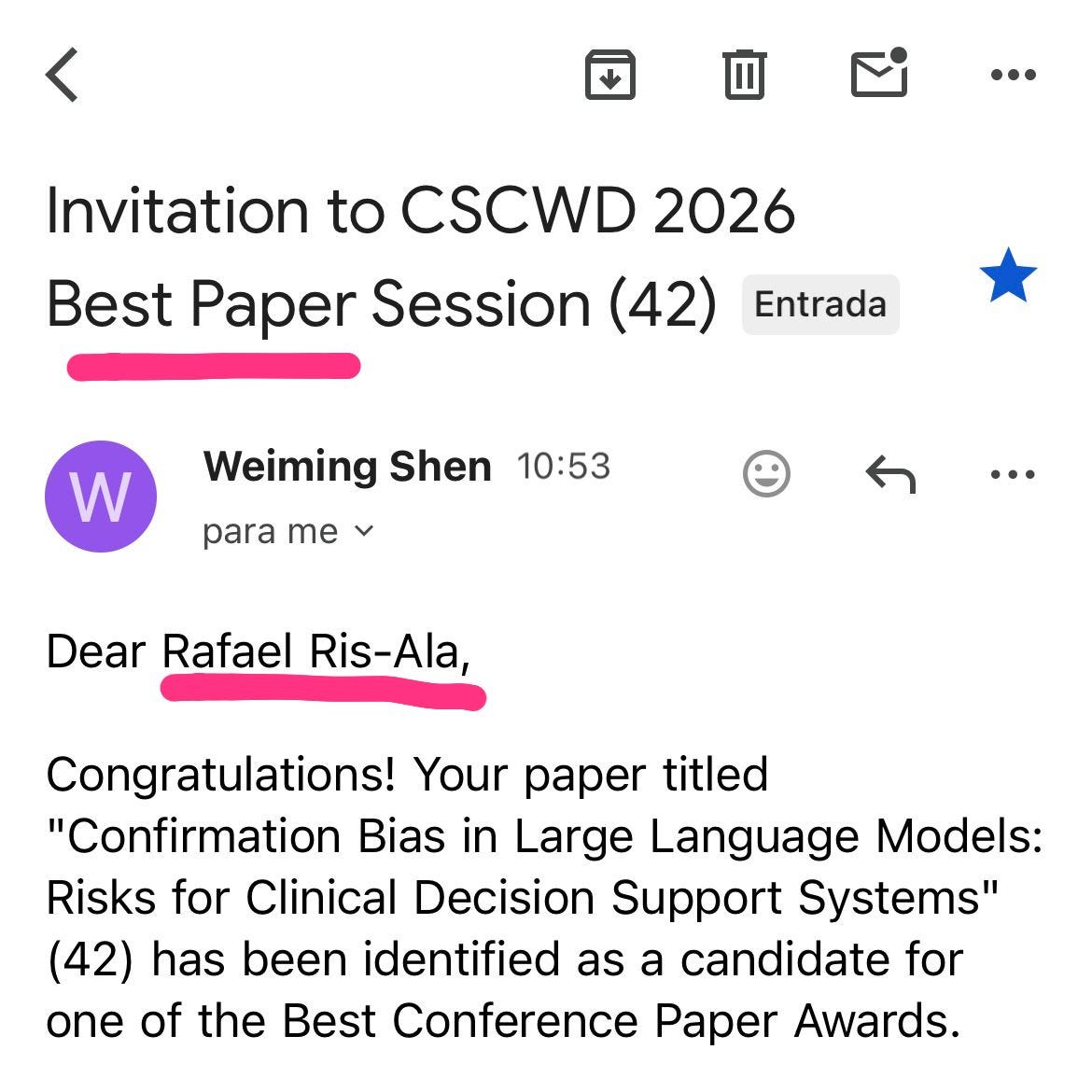 We are competing for the best scientific paper award in China! 🥳