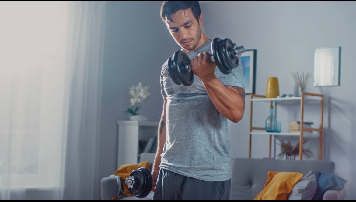 Build Muscle at Home with These 5 Dumbbell Exercises by Motivator