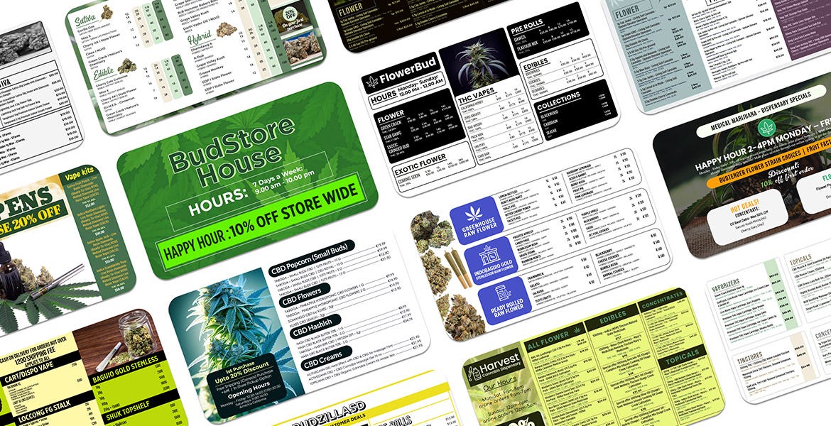 The Importance of Signage on Dispensary Menu Boards by MenuRepo Menu Maker
