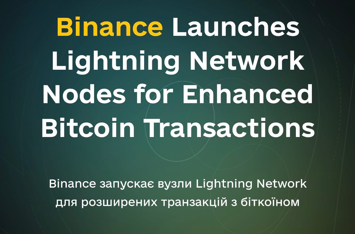 Binance Launches Lightning Network Nodes for Enhanced Bitcoin