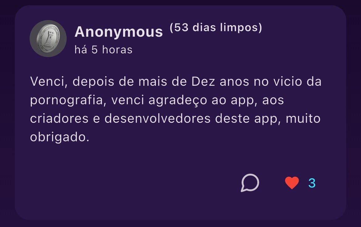 53 dias longe da PORNOGRAFIA