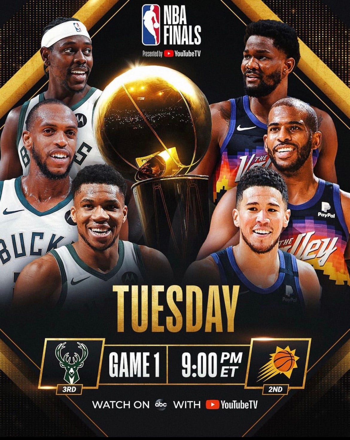 2021 NBA Finals Preview: Phoenix Suns vs Milwaukee Bucks, by Alejandro  Benitez