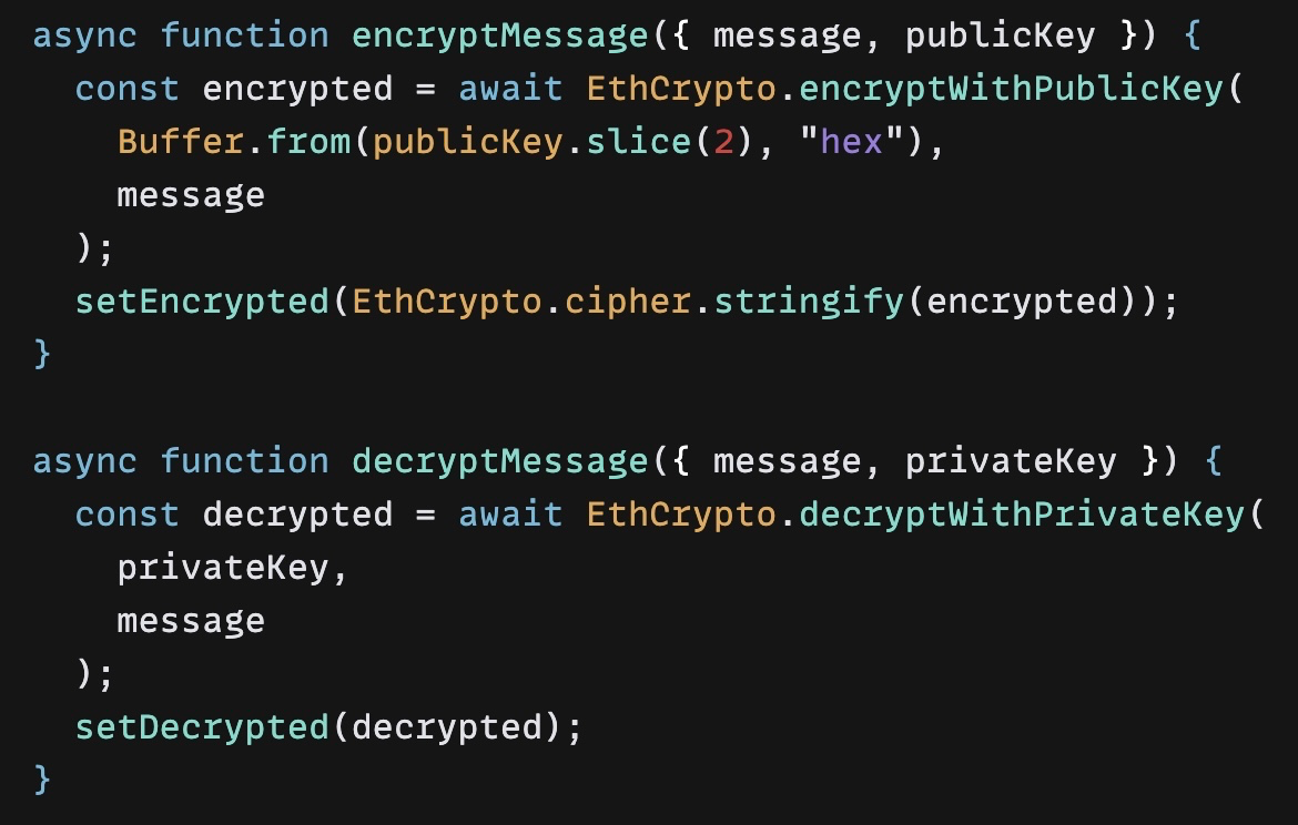 How to exchange encrypted data using public keys | by favo | vechain.energy
