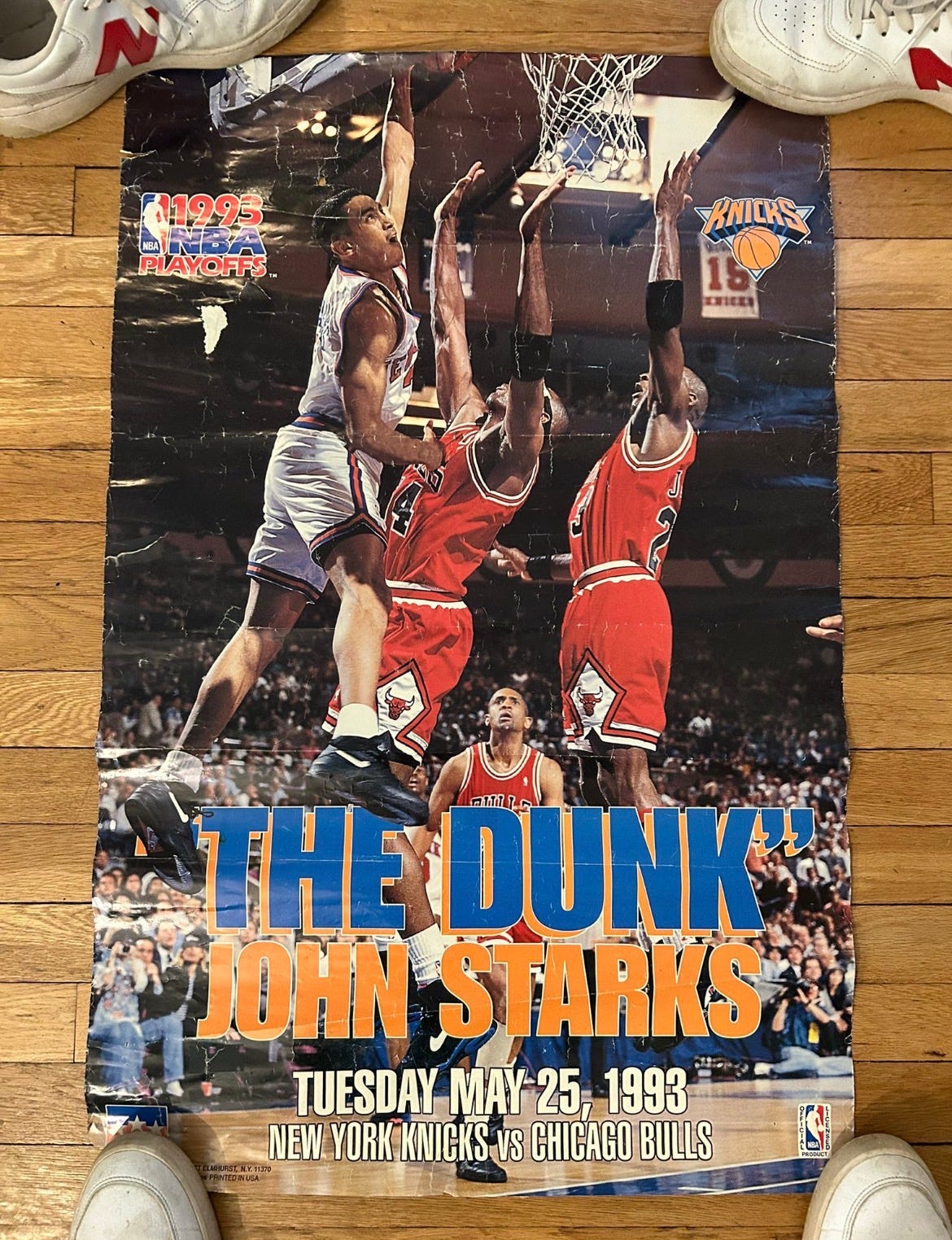 “The Dunk”. “The Tip”. NY Knicks Poster.