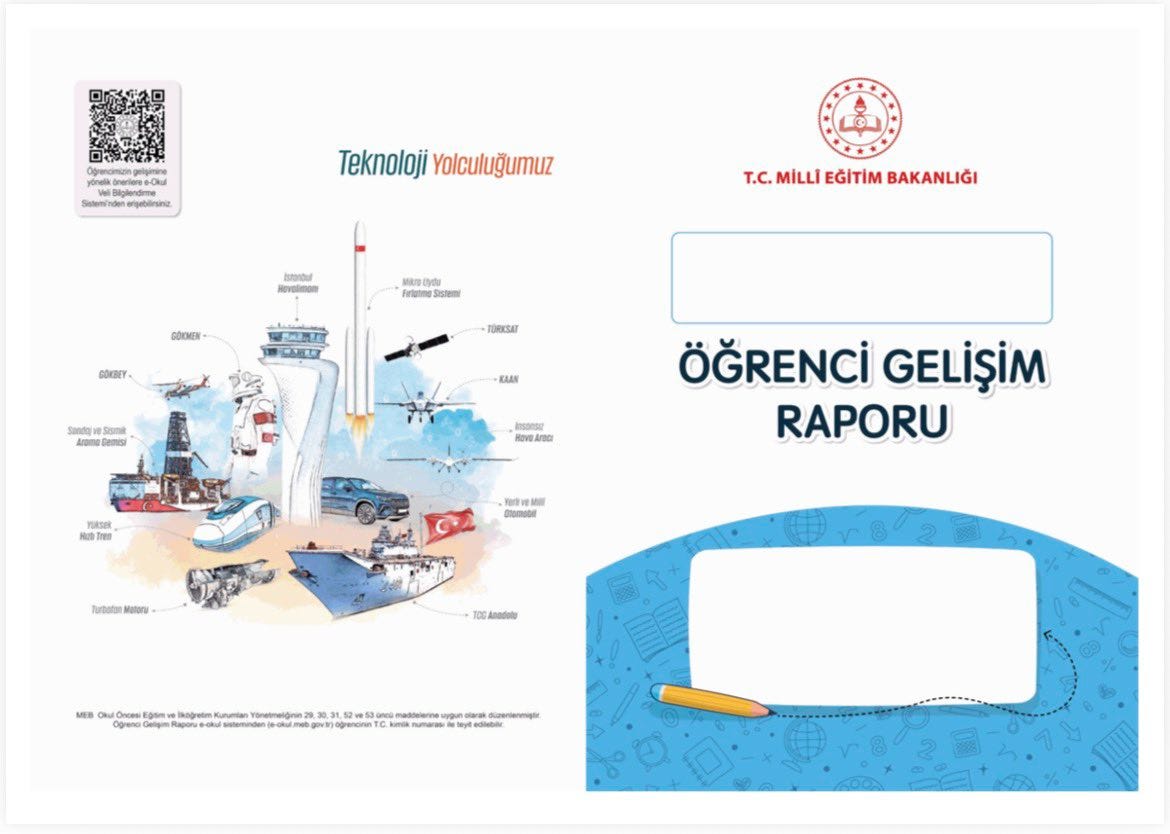 Karşınızda: Öğrenci Gelişim Raporu !