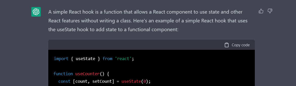 I have asked ChatGPT to write a simple React hook | by Christian Kramp ...
