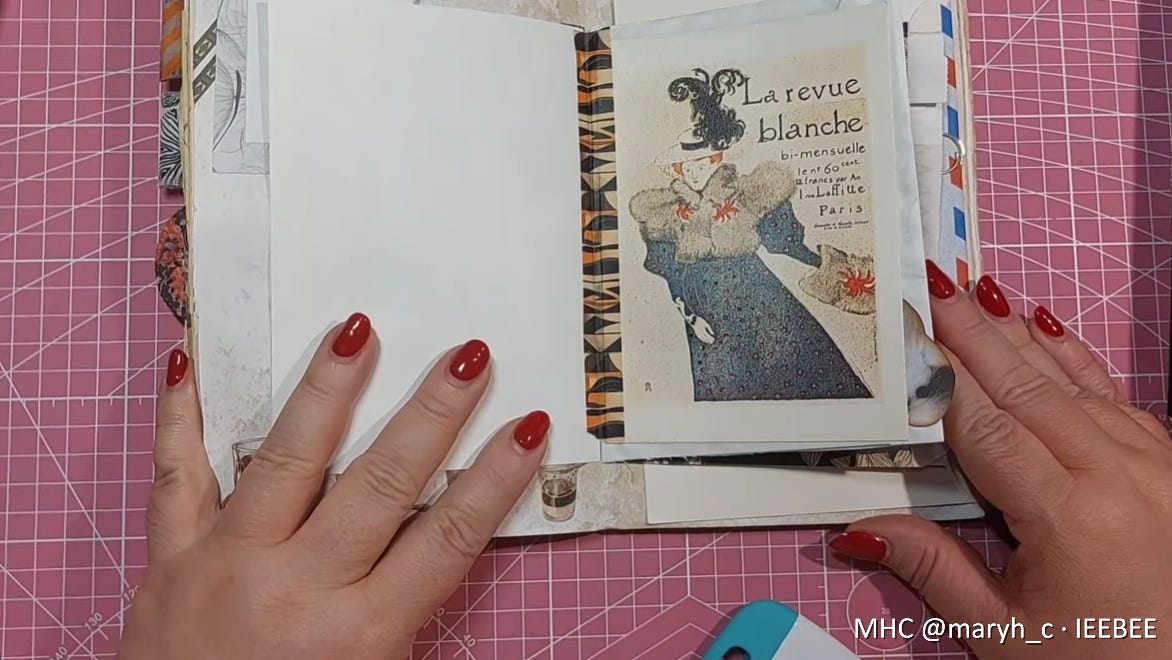 Journal page created by MHC (@maryh_c) using IEEBEE washi tape.