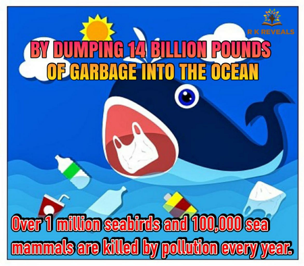 Garbage Dump in Ocean by R K Reveals Medium