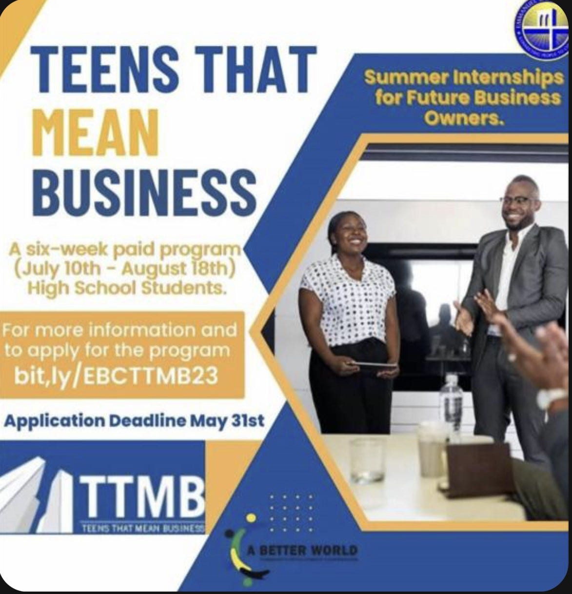 Teens That Mean Business Summer Internships for Future Business Owners