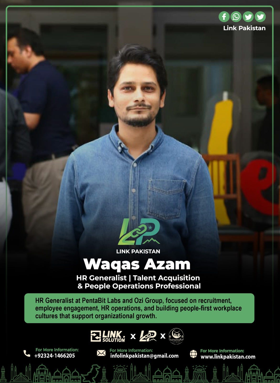 Meet Waqas Azam — HR Generalist & Talent Acquisition Professional