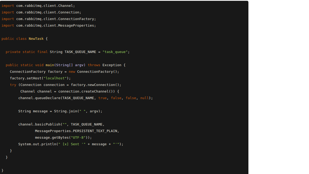 RabitMQ 2.Work Queue. Here RabbitMQ 2 is used to create a… | by ...