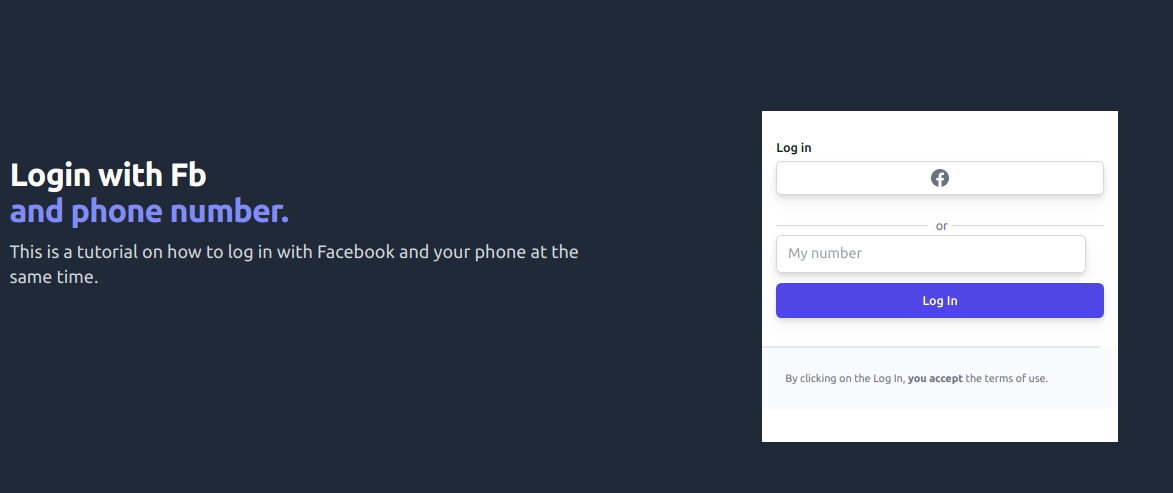 Login with Facebook and phone number- Ruby on Rails 7