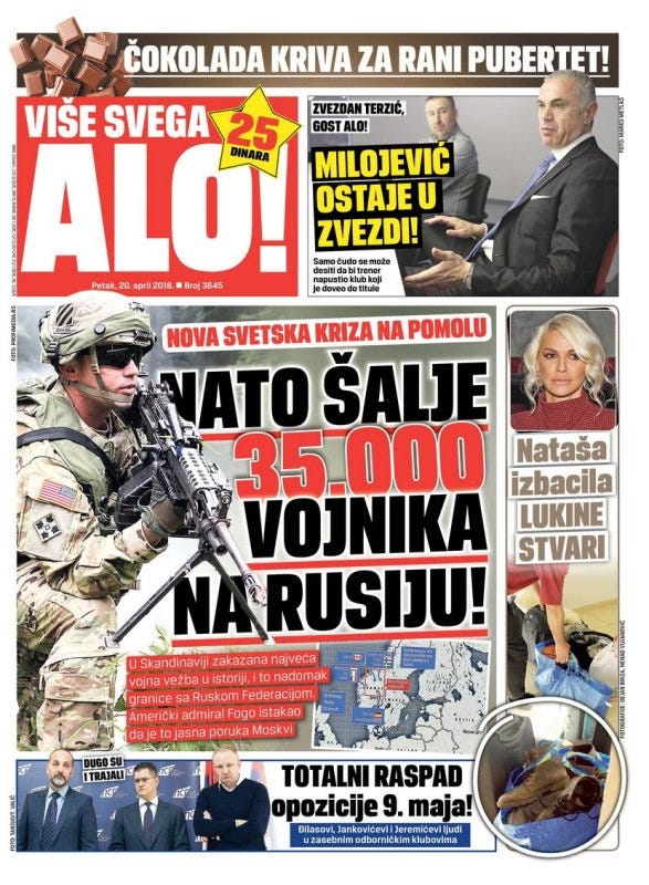 Ovo su naslovne strane dananjih novina! | by PRess Serbia | Medium