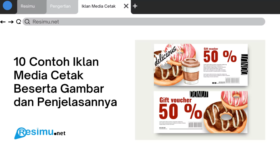 10 Contoh Iklan Media Cetak Berserta Gambar dan Penjelasannya - Cekresi