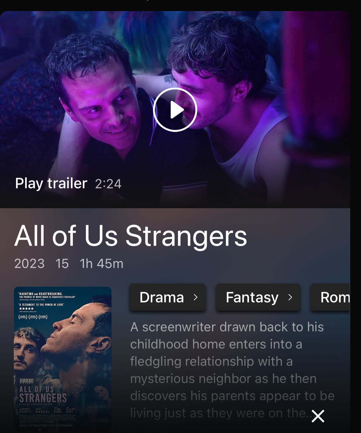 All of Us Strangers: a Gay Film Review | by Amae | Prism & Pen | Medium