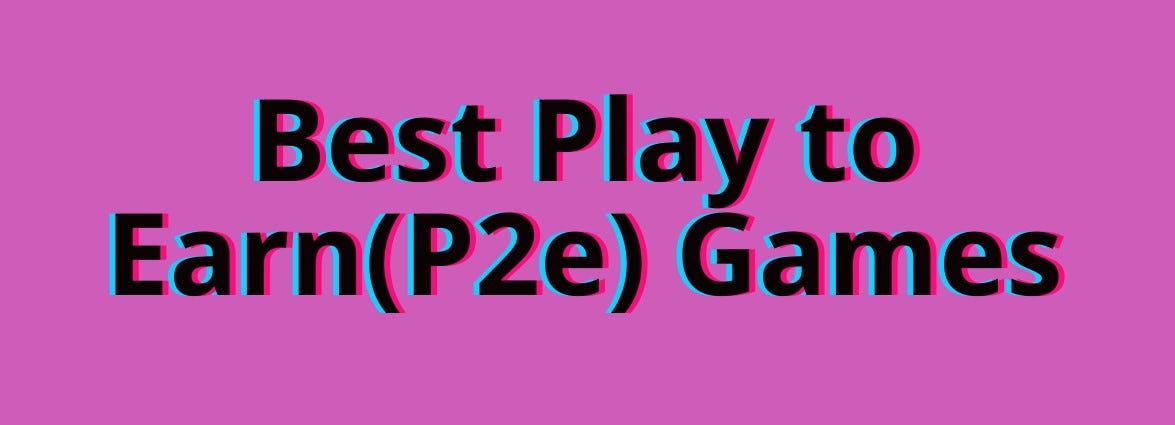 Best Play to Earn Crypto Games  List of the Top 20 P2E Games for 2024