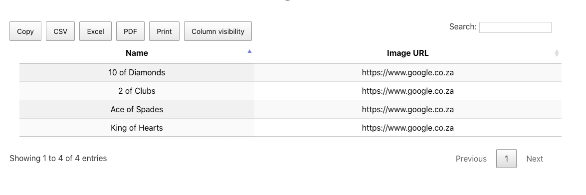 For those of you interested in knowing how to add the Datatables ...