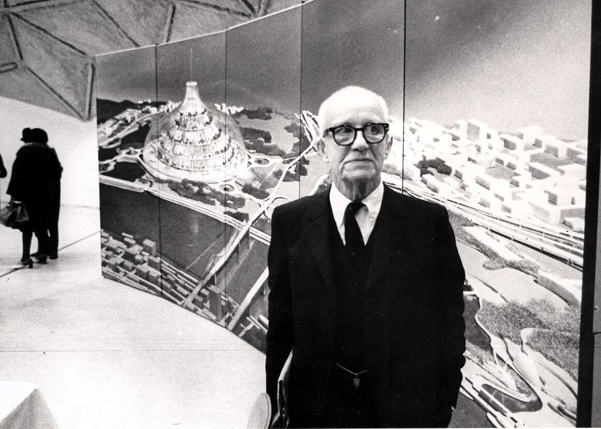 Buckminster Fuller, by Steve Yelvington, CC BY-SA 4.0, via Wikimedia Commons