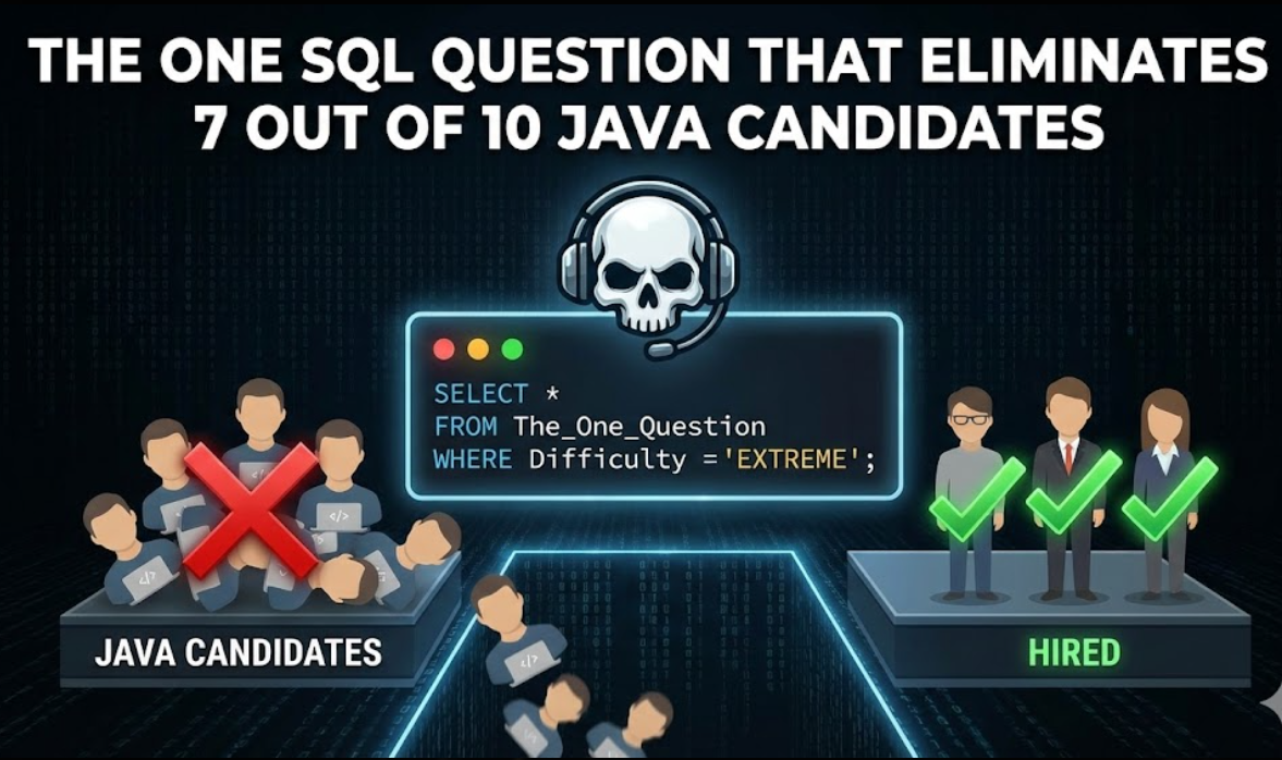 💀 The One SQL Question That Eliminates 7 Out of 10 Java Candidates | by ...