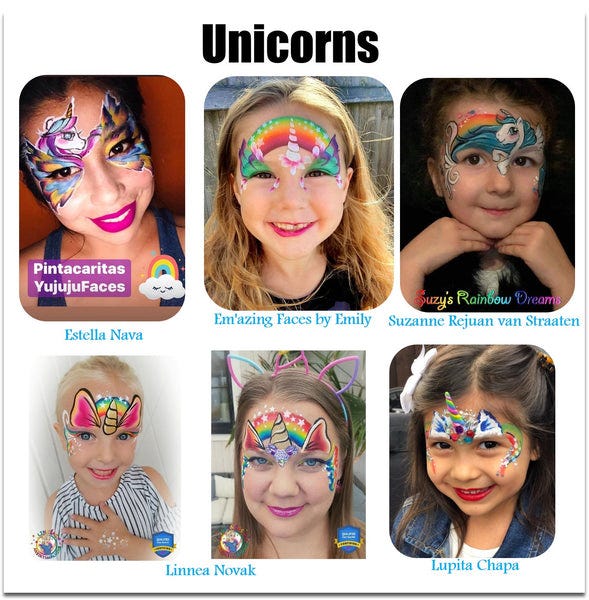 Top 6 Unicorn Face Paint Ideas 