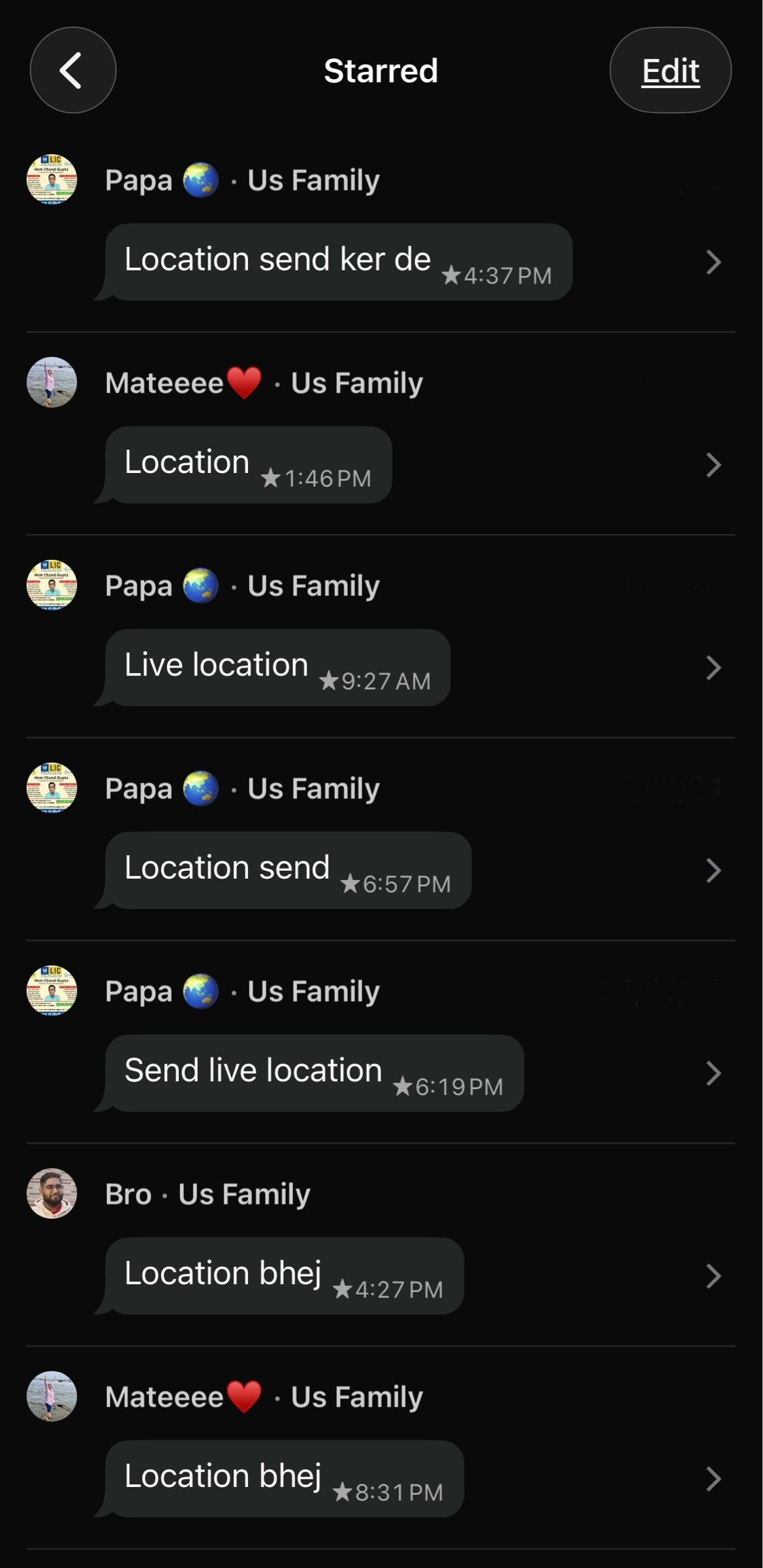 Every “share your location” carries a story girls never had to be told | Screenshot by author