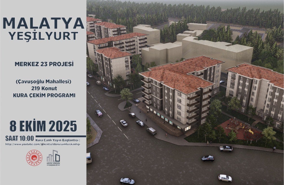 Malatya’da 535 Konut İçin Kura 8 Ekim’de