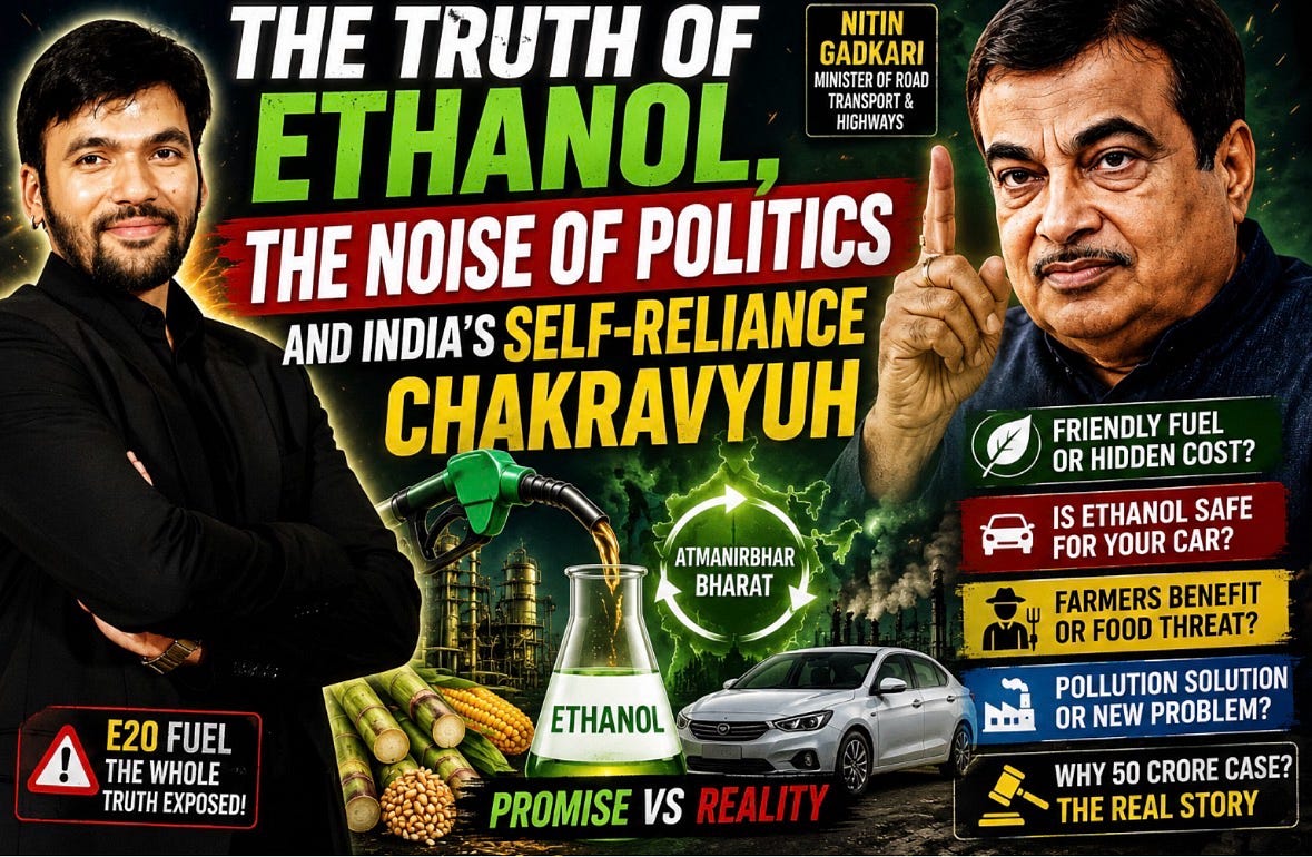 The Grand Churning: The Truth of Ethanol, the Noise of Politics, and India’s Strategic Gambit