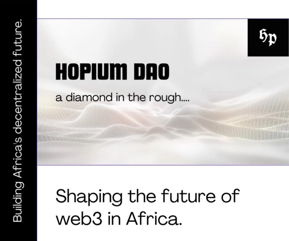 HOPIUM DAO: A DIAMOND IN THE ROUGH | by Hopium Dao | Medium