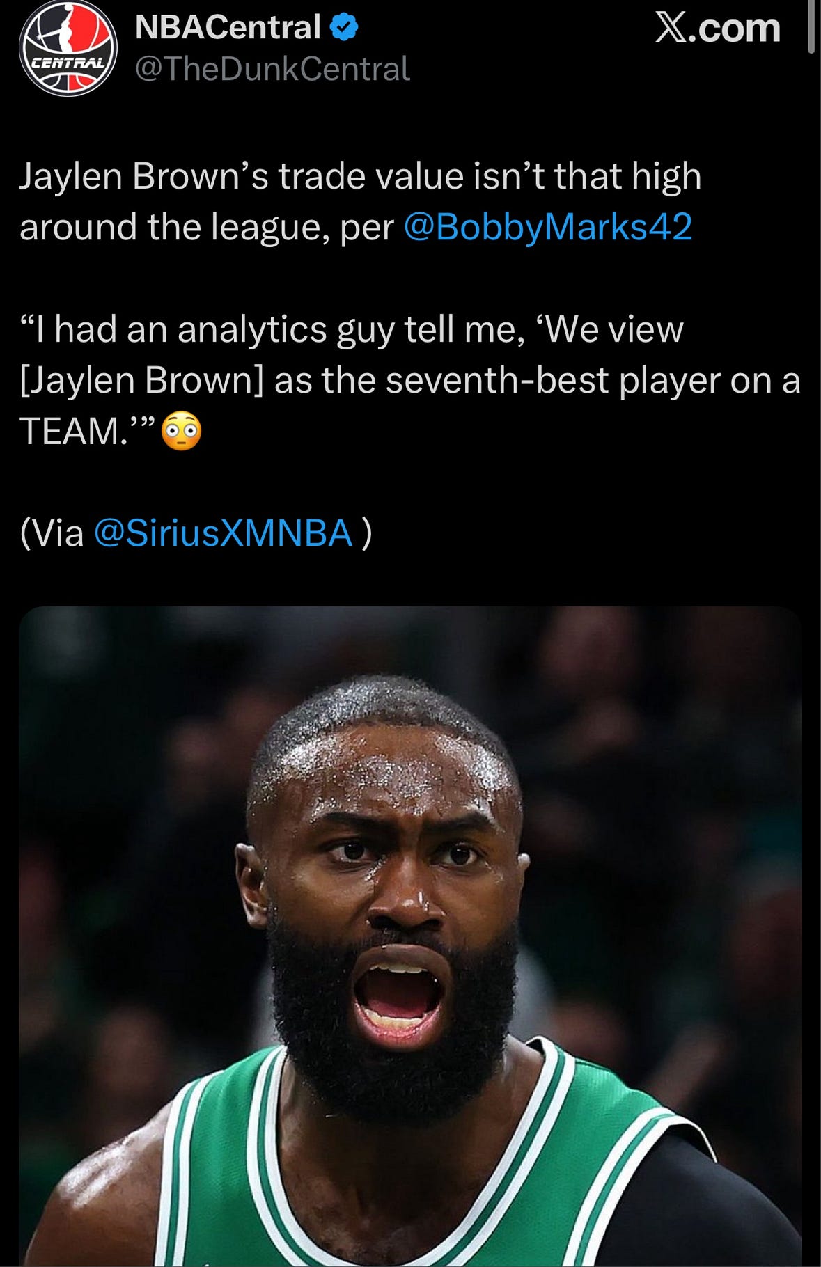 The tweet that started it all — Screenshot taken from Twitter (X)