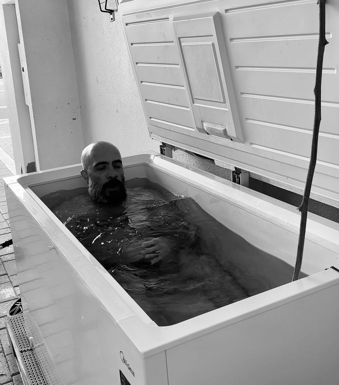 Cold Bath 🥶— Finally, I’m not the only ‘crazy’ one! by Safwan Al Turk