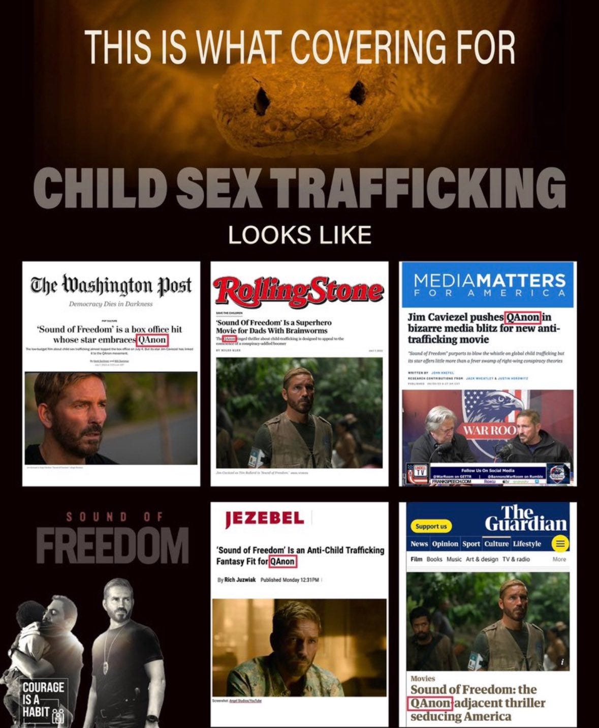Sound of Freedom,' movie on child sex trafficking, is an unlikely hit